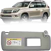 Amazon.com: Dasbecan Gray Right Passenger Side Sun Visor